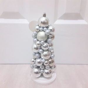 Handmade Mirrorball Ornament Tree Tower